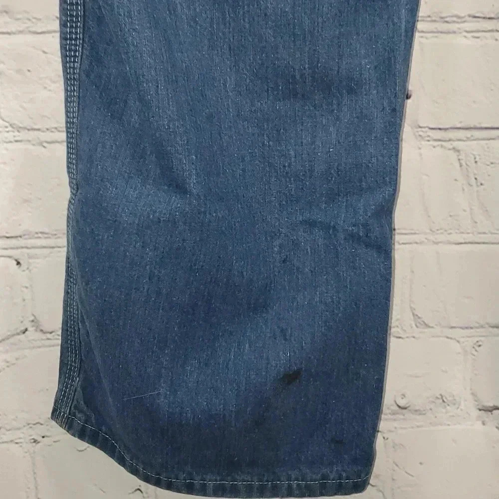 Carhartt Men's Size 38x34 Dungaree Fit Blue Jeans - Picture 11 of 15